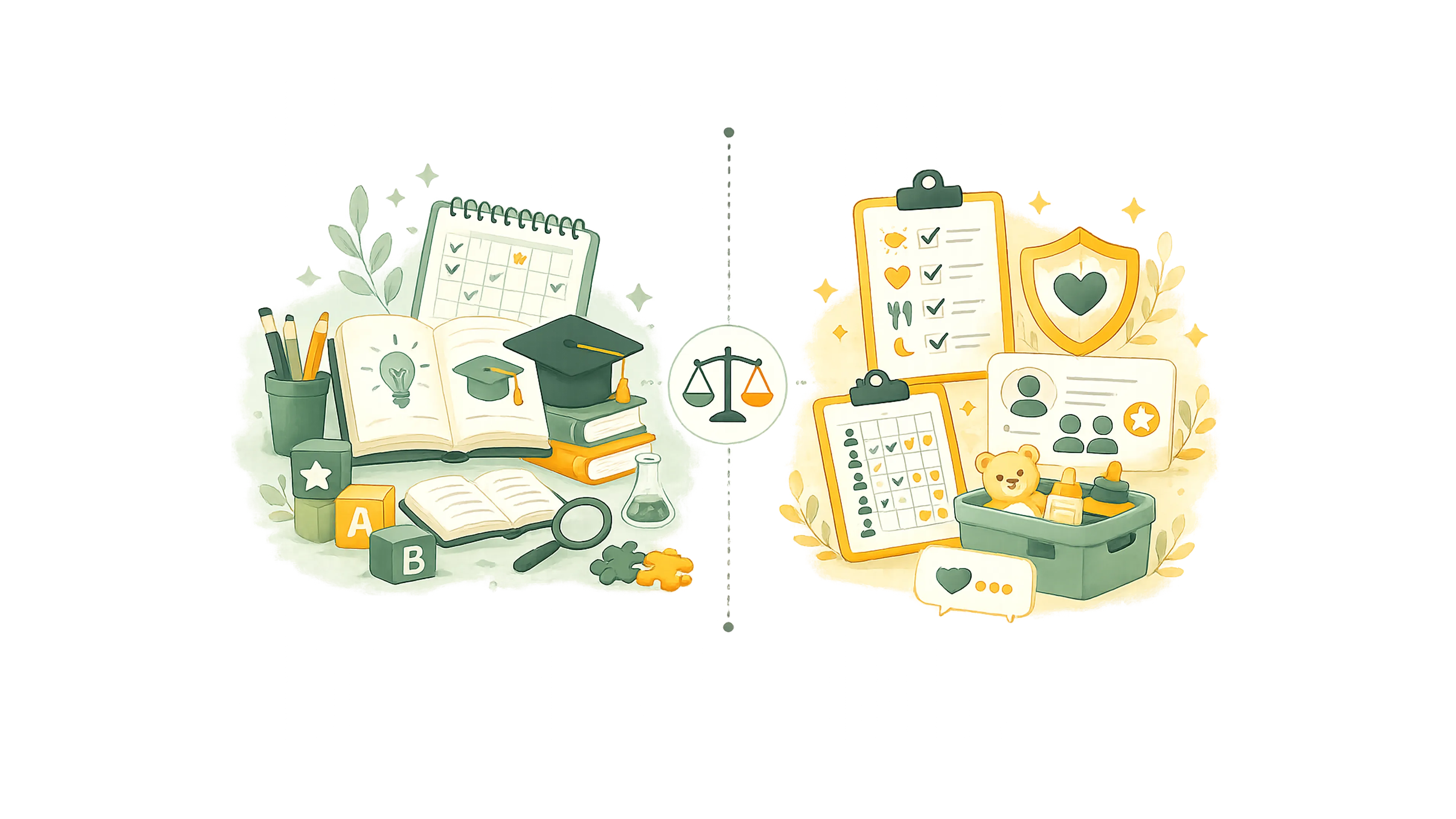 Education franchise compared to childcare franchise